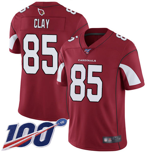 Arizona Cardinals Limited Red Men Charles Clay Home Jersey NFL Football #85 100th Season Vapor Untouchable